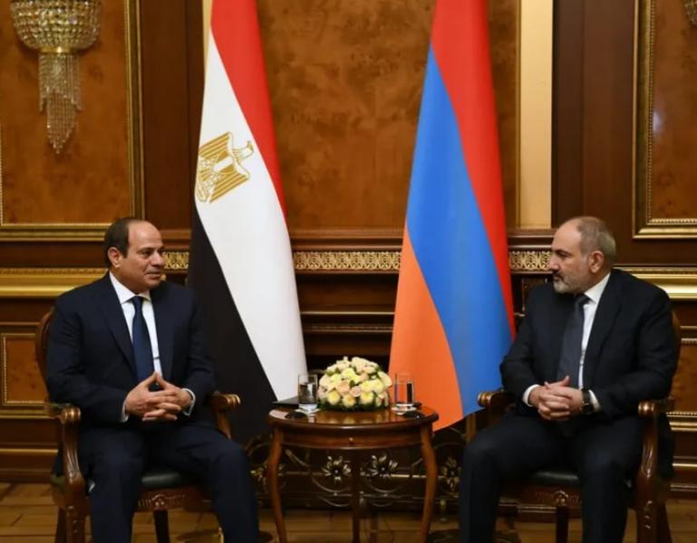 الرئيس عبد الفتاح السيسي ورئيس وزراء أرمينيا