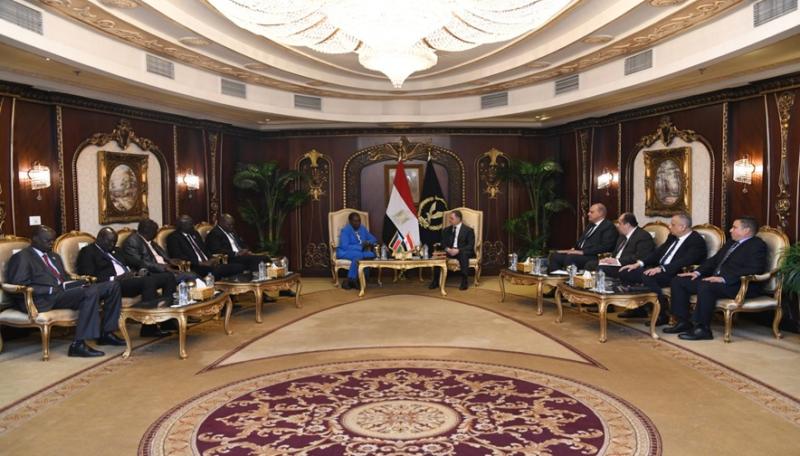 وزير الداخلية يستقبل السيدة أنجلينا جانى تينى وزيرة داخلية جنوب السودان