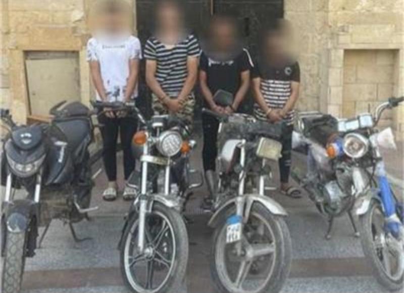 حبس المتهمين بسرقة دراجات نارية في القاهرة