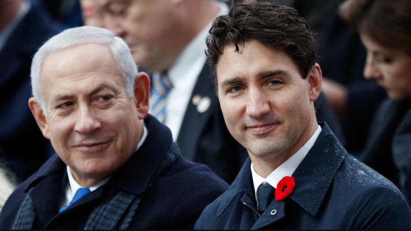 رئيس وزراء كندا ونتنياهو