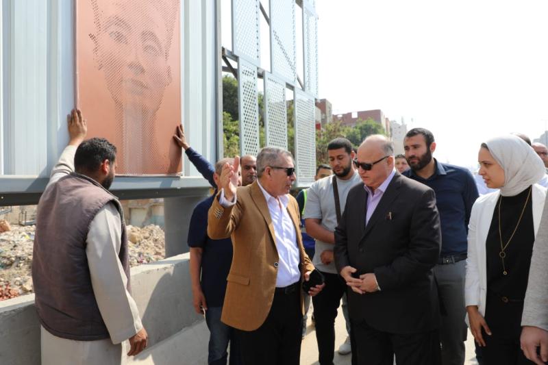 محافظ القاهرة يتابع تنفيذ أعمال تحسين الرؤية البصرية في الطريق الدائري