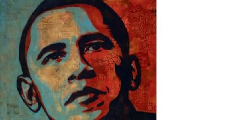 بـ 300 ألف دولار.. بيع ملصق ”باراك أوباما” في مزاد نيويورك