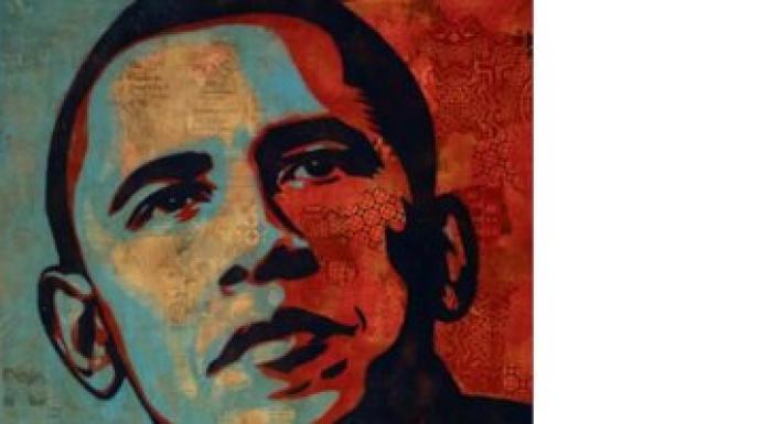 بـ 300 ألف دولار.. بيع ملصق ”باراك أوباما” في مزاد نيويورك