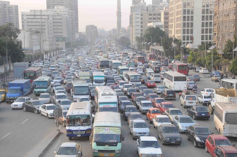 الحالة المرورية في القاهرة