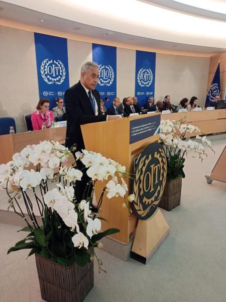 في مؤتمر دولي.. وزير العمل يطرح 9 مطالب عربية عاجلة لدعم فلسطين