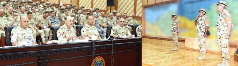 رئيس أركان القوات المسلحة يشهد المرحلة الرئيسية لمشروع مراكز القيادة الإستراتيجى التعبوى