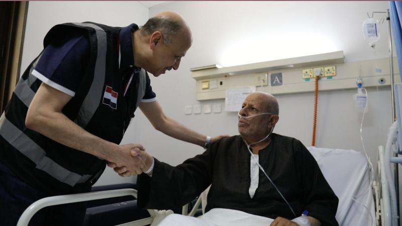 رئيس بعثة الحج يتفقد الحالة الصحية للحجاج بالمستشفيات في مكة
