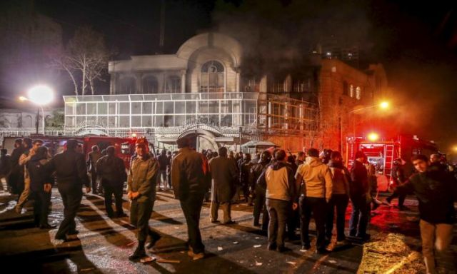 ايران تعتقل 100 مشتبه به فى أحداث الاعتداء على السفارة السعودية