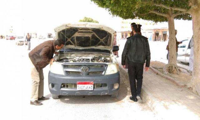 بالصور ..استجابة لمبادرة أهالي مدينة براني توجيه قافلة من إدارة المرور لفحص السيارات