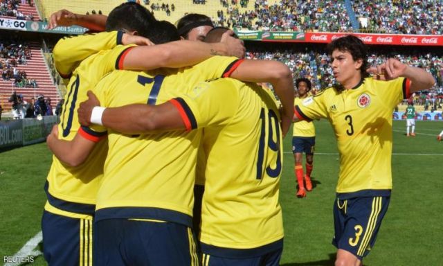 كولومبيا تفوز على بوليفيا في الدقيقة الثانية من الوقت بدل الضائع فى تصفيات مونديال 2018