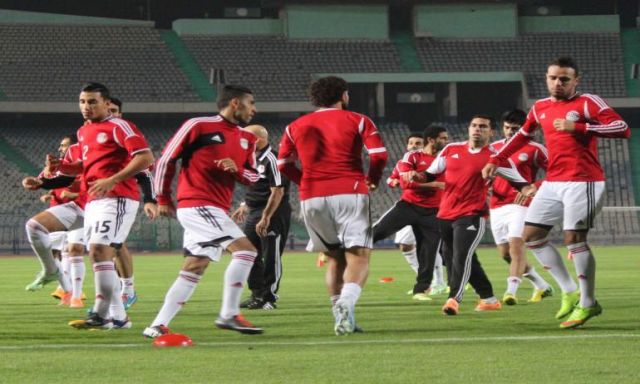 منتخب مصر يختتم تدريبه الأخير استعدادا للقاء نيجيريا غدا