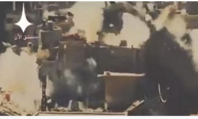 بالفيديو.. القوات الخاصة السورية تفجر مقر قيادة للمسلحين بريف دمشق