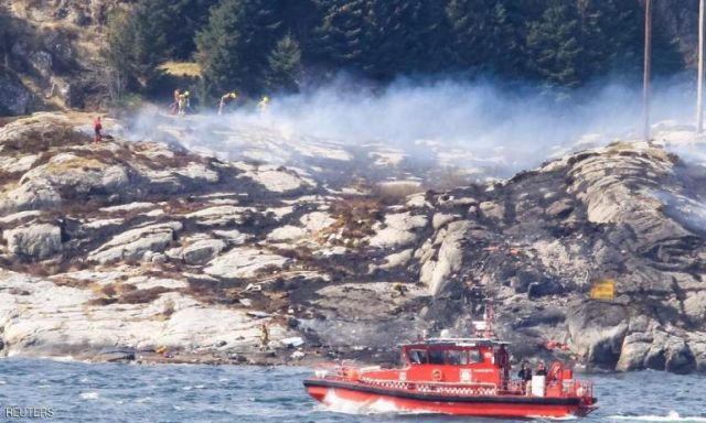 النرويج: 14 قتيلا في تحطم طائرة متجه ناحية غرب البلاد
