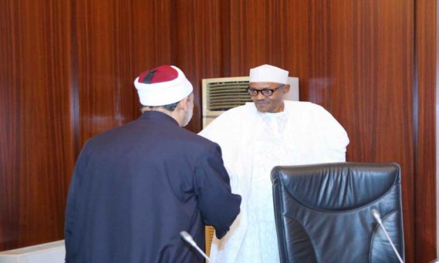 أحمد الطيب يلتقي رئيس نيجيريا في أبوجا