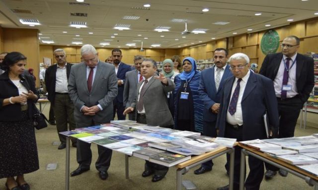 افتتاح معرض الكتاب الاكاديمي بالمنظمة العربية للتنمية الإدارية