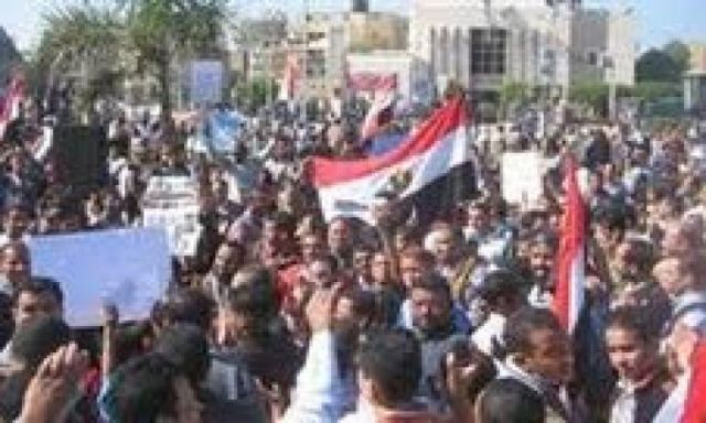 وصول مسيرة قادمة من الوادي الجديد إلي ميدان التحرير
