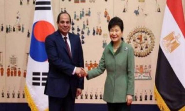 السيسى يلتقى رئيسة كوريا الجنوبية علي هامش مشاركته بقمة العشرين