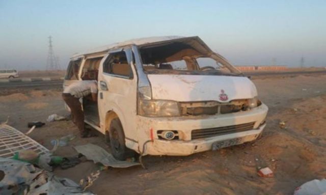 إصابة 14 مجندا و2 مدنيين فى حادث انقلاب ”ميكروباص” بجنوب سيناء
