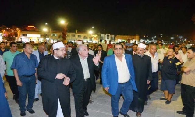 وزير الأوقاف يتفقد مسجد الصحابة في جنوب سيناء