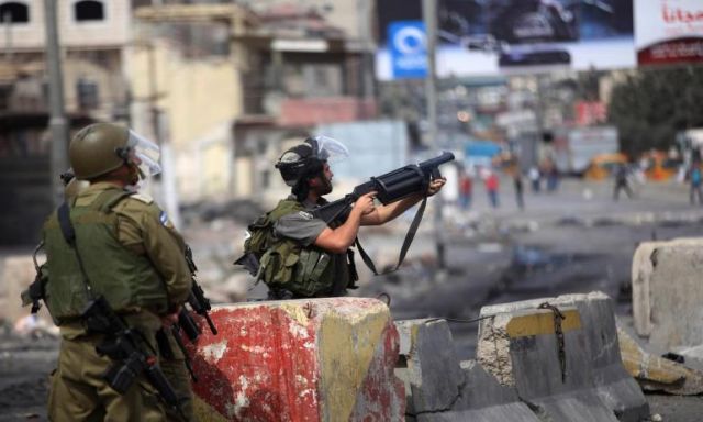 الجيش الإسرائيلي يقمع مظاهرة مناهضة للاستيطان في فلسطين