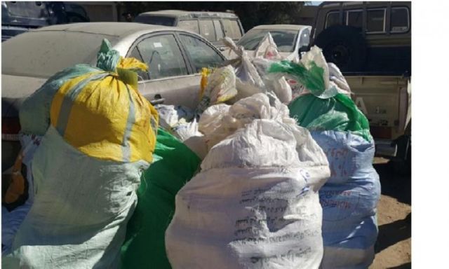 شاهد بالصورة .. ضبط .نصف طن من مخدر البانجو بداخل إحدى السيارات فى جنوب سيناء