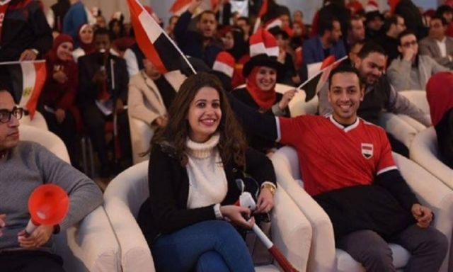 شباب البرنامج الرئاسي ينظم فاعلية لمشاهدة مباراة مصر والكاميرون