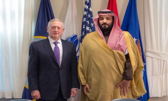 البنتاجون..وزير الدفاع يبحث مع ولي ولي العهد السعودي تعزيز التعاون في محاربة داعش