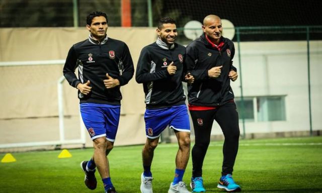 طرد طارق سليمان فى الدقيقة 35 من مباراة الأهلى وبيدفيست