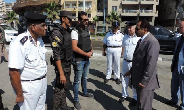 بالصور مدير أمن الاسكندرية يتفقد الخدمات الامنية على مستوى المدينة