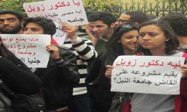 معتز عبد الفتاح يرفض طريقة فض اعتصام جامعة النيل