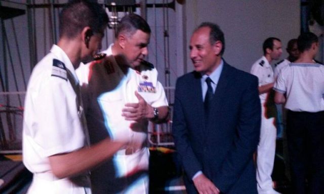 محافظ الاسكندرية يشهد حفل إستقبال على متن السفينة ” الميسترال” بدعوة من السفير الفرنسي