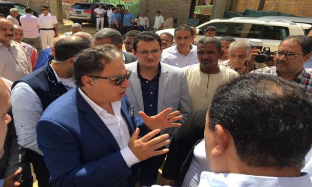وزير الصحة يتفقد أعمال الانشاءات لمستشفى العديسات بالأقصر