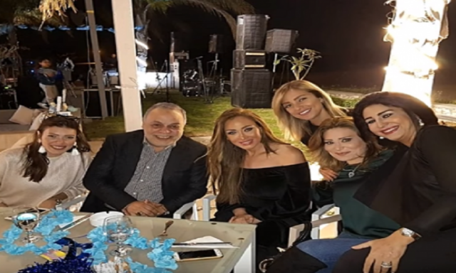 شاهد.. ريهام سعيد تحتفل بمولودها الثالث ”طارق” مع أصدقائها