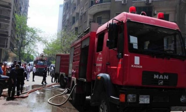 الحماية المدنية تسيطر على حريق داخل وزارة الزراعة