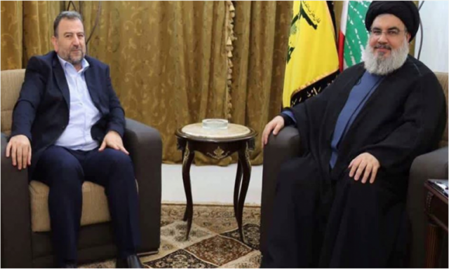 كواليس لقاءات قادة حماس مع زعيم حزب الله اللبنانى