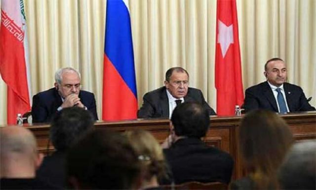 اجتماع وزراء خارجية روسيا و ايران و تركيا للتحضير لقمة سوتشي حول سوريا
