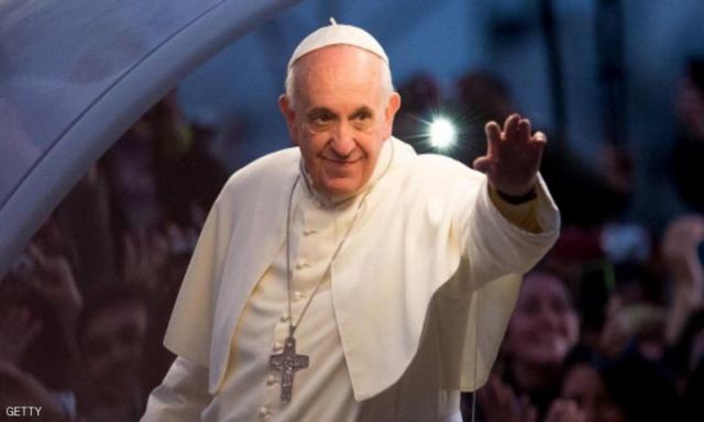 بابا الفاتيكان يدعو إلى حوار يحترم حقوق الشعب الفلسطينى
