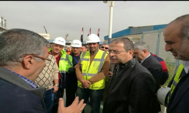 جابر الدسوقى يزور العاصمة الإدارية الجديدة مع ممثلى من ”سيمنس وأوراسكوم”