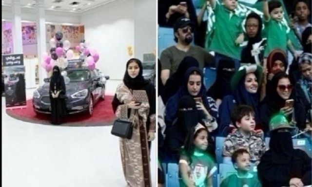 وكالات الأنباء العالمية تحتفي بدخول المرأة السعودية ملاعب كرة القدم وشراء السيارات