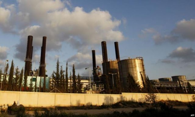 محطة توليد الكهرباء بقطاع غزة