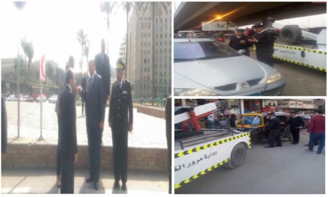 مدير أمن القاهرة يقود حملة مكبره لضبط المخالفات المرورية وإزالة الإشغالات على كافة الطرق