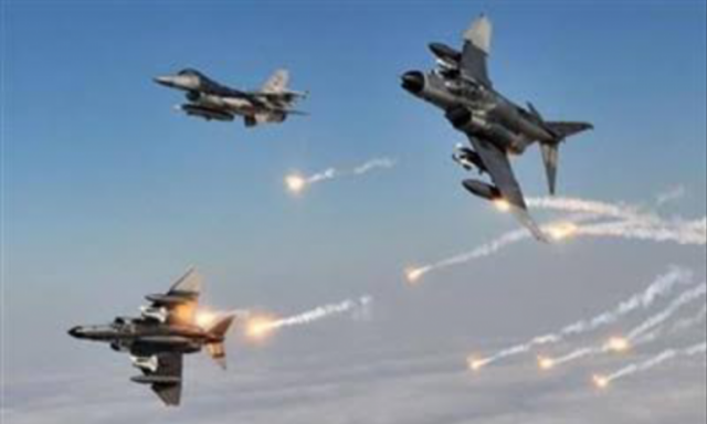 قصف معاقل تنظيم القاعدة بمحافظة شبوة اليمنية