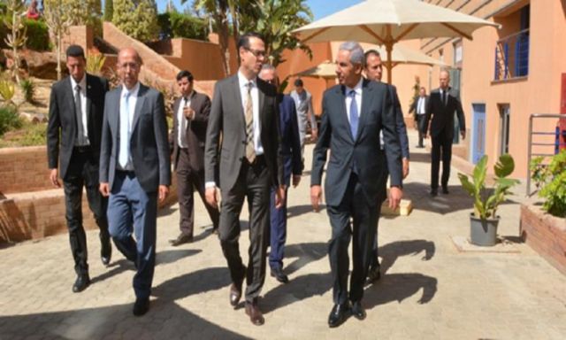بالصور .. وزير الصناعة و التجارة يزور الجامعة الألمانية بالقاهرة