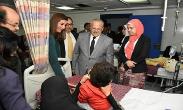 رئيس جامعة القاهرة يفتتح أعمال تطوير وحدة أمراض الكبد بمستشفى أبو الريش