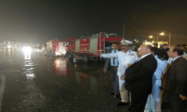 مديرية أمن القاهرة تواجه سقوط الأمطار .. ومدير امن العاصمة يقود خطة شفط المياه على الطرق