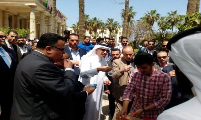 الشباب السعوديين ينقلون تراث المملكة في يوم الجاليات بـ «جامعة الاسكندرية»
