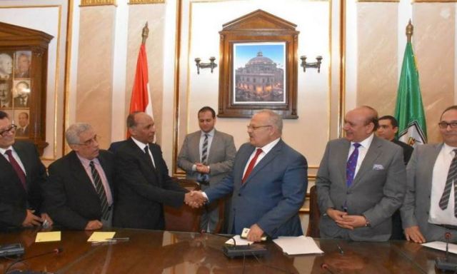 جامعة القاهرة توقع اتفاقية مع بنك مصر لدعم مستشفيات قصر العيني