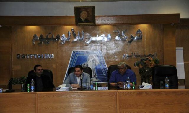 بالصور ..وزير قطاع الأعمال العام يزور شركة مصر للألومنيوم بنجع حمادى
