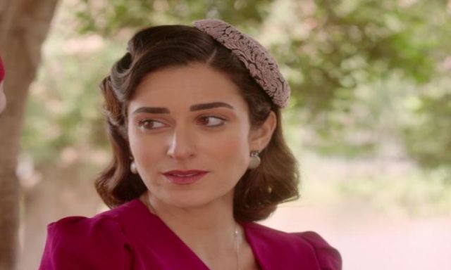 أمينة خليل تكشف عن صورة جديدة من مسلسل”ليالي أوجيني”