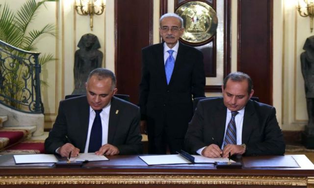 بروتوكول تعاون بين البنك الأهلي المصري ووزارة الري والموارد المائي